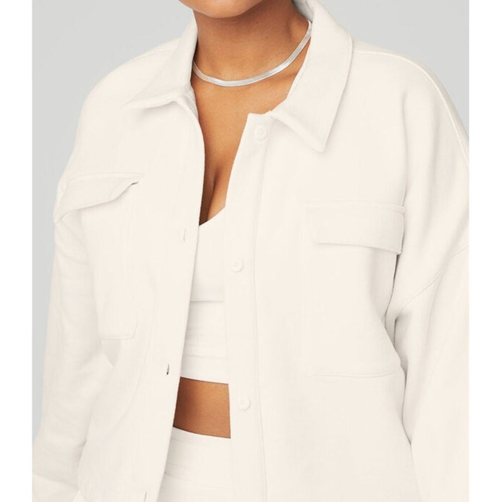 ALO Yoga White Women's Jacket - Picture 3 of 10